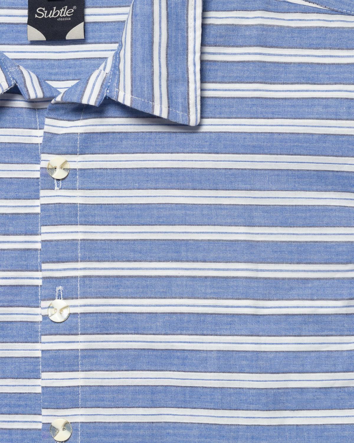 BLUE STRIPES S/S POLO