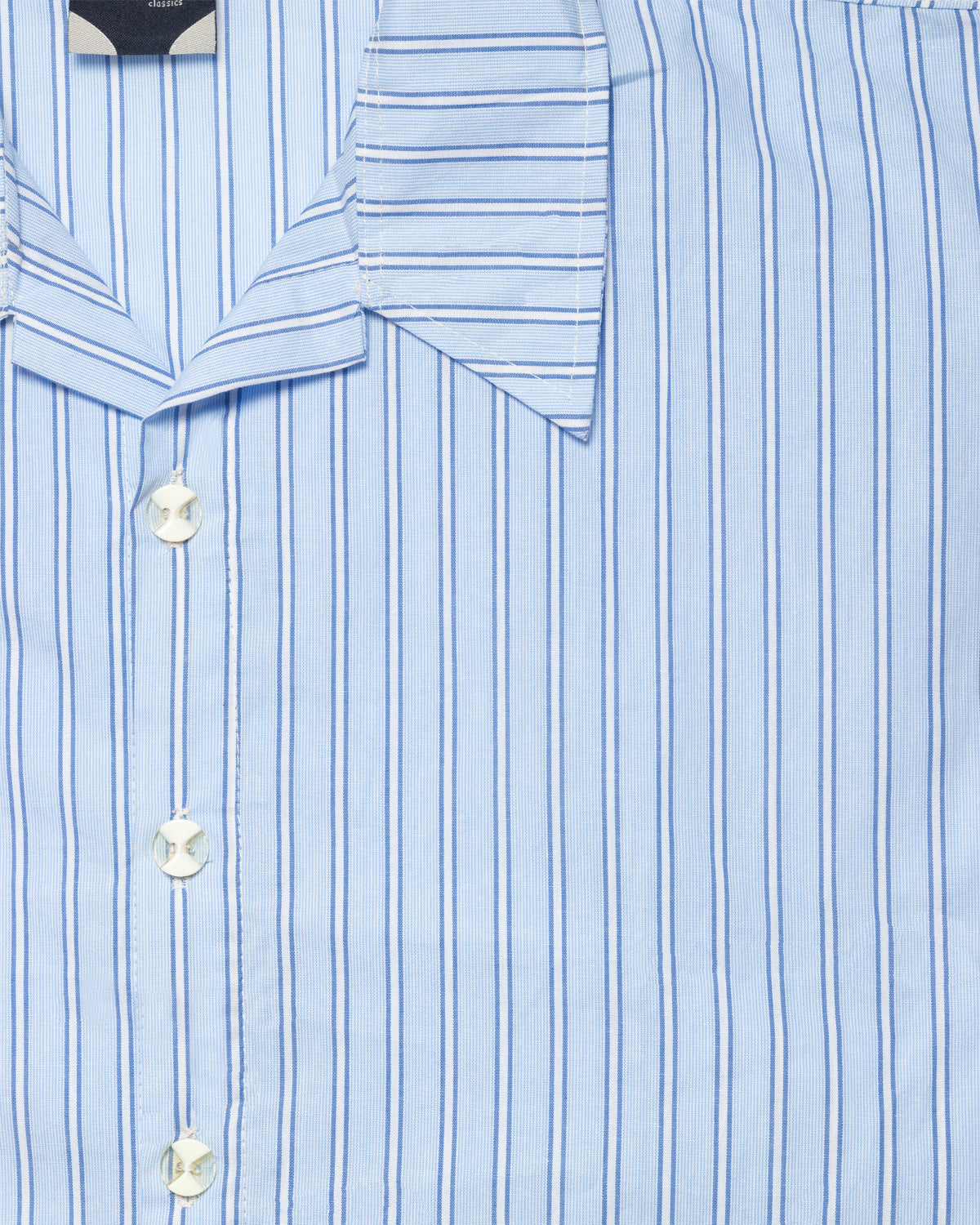 BLUE STRIPES S/S POLO