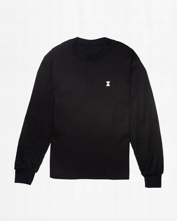 L/S PULLOVER WAFFLE KNIT