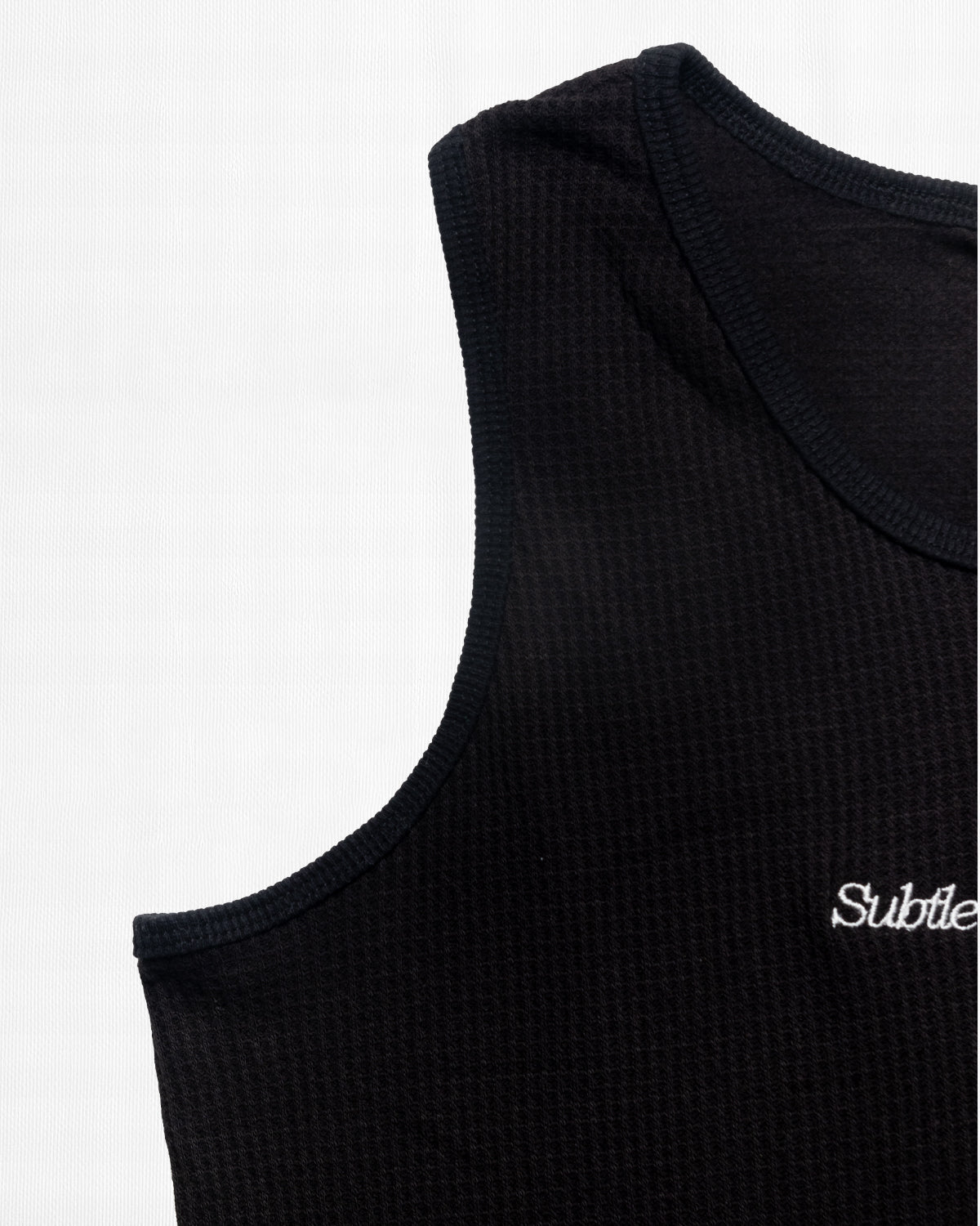 Waffle Typeface Tank Top