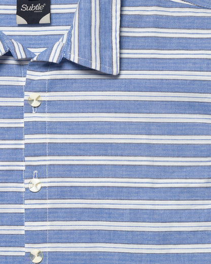 BLUE STRIPES S/S POLO