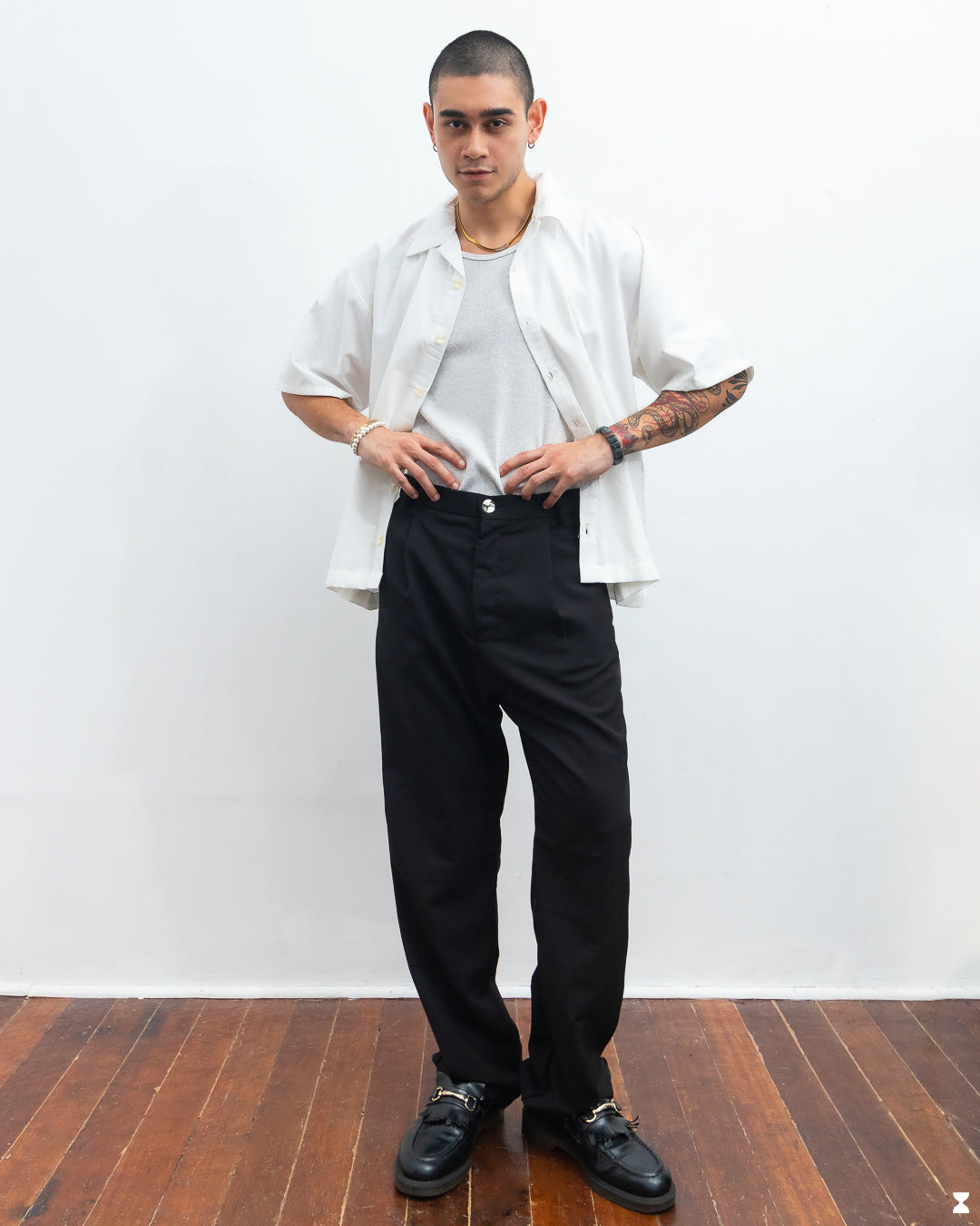 S/S BUTTON-DOWN POLO