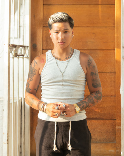 BLACK BRUSHED FLEECE LOUNGE SHORTS
