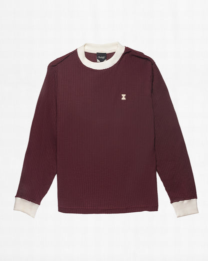 LS PULLOVER WAFFLE KNIT