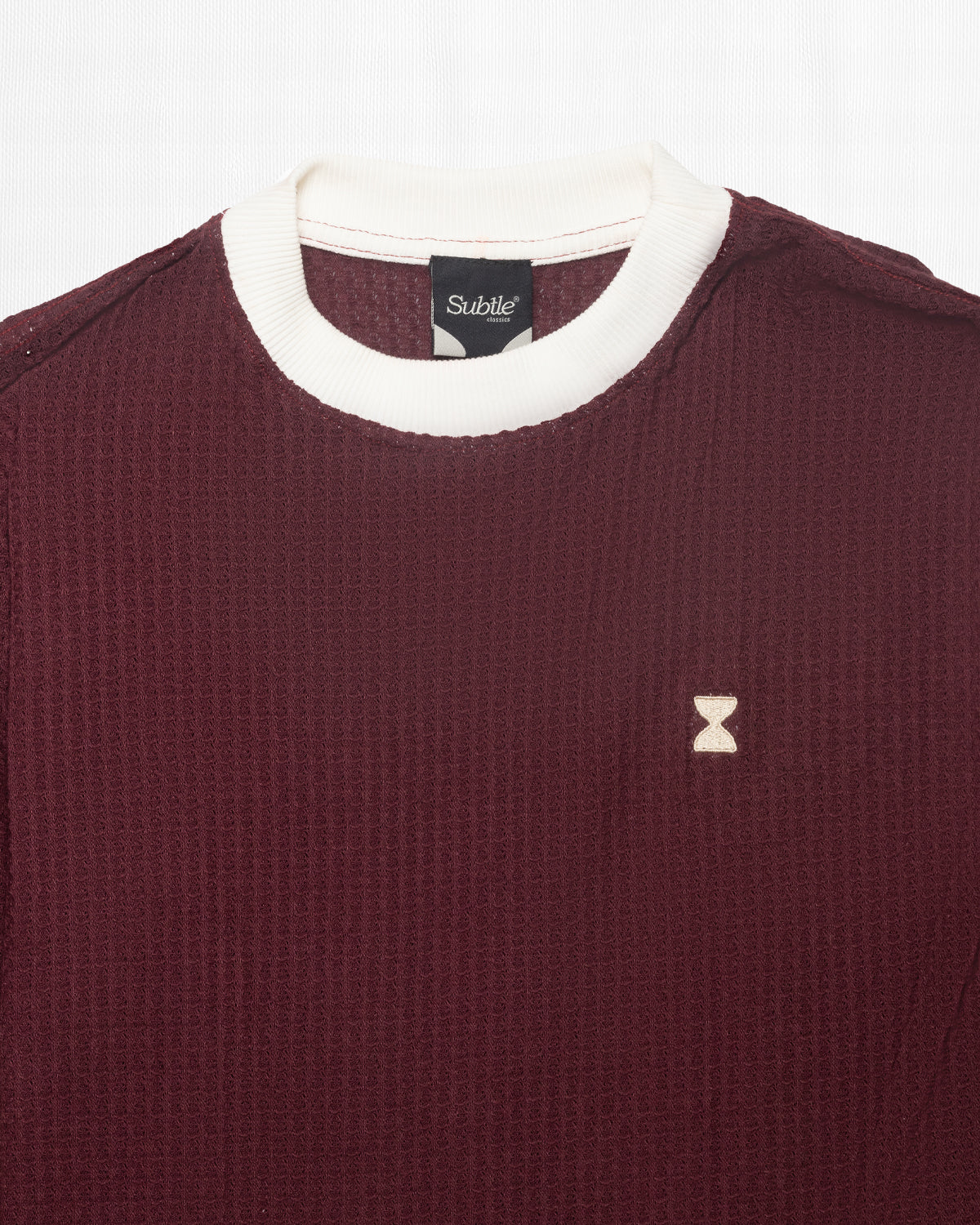 LS PULLOVER WAFFLE KNIT