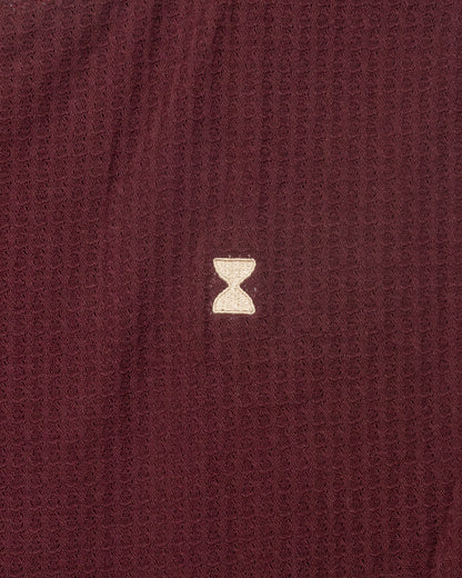 LS PULLOVER WAFFLE KNIT