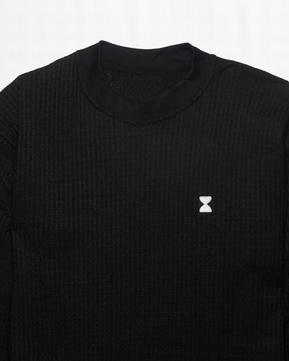 LS PULLOVER WAFFLE KNIT