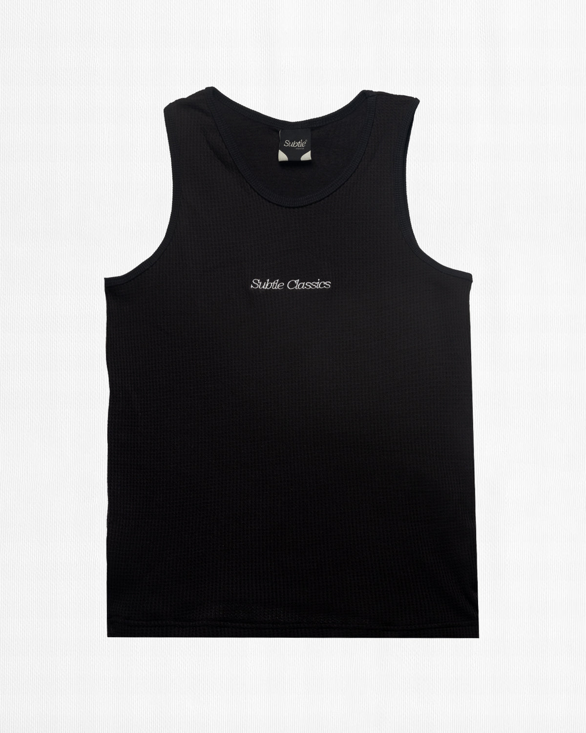 Waffle Typeface Tank Top