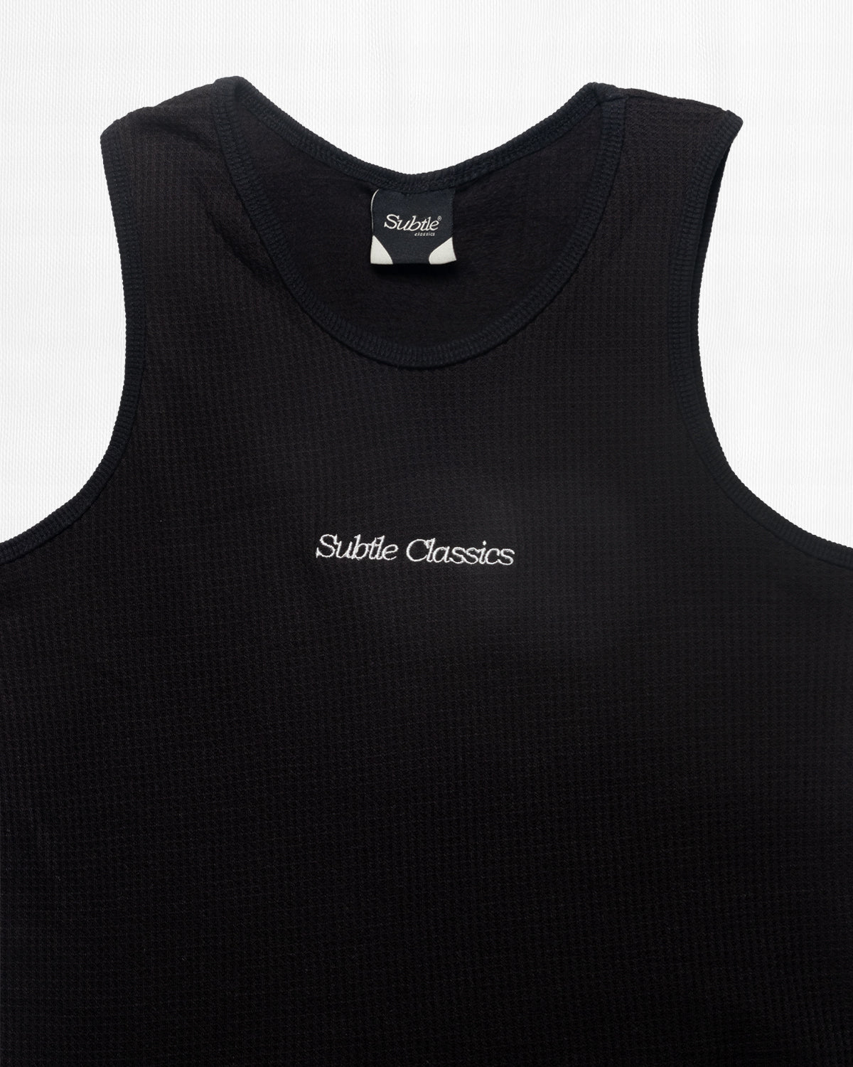 Waffle Typeface Tank Top