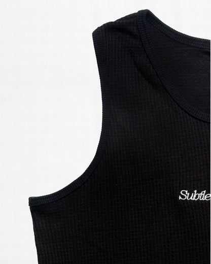 Waffle Typeface Tank Top